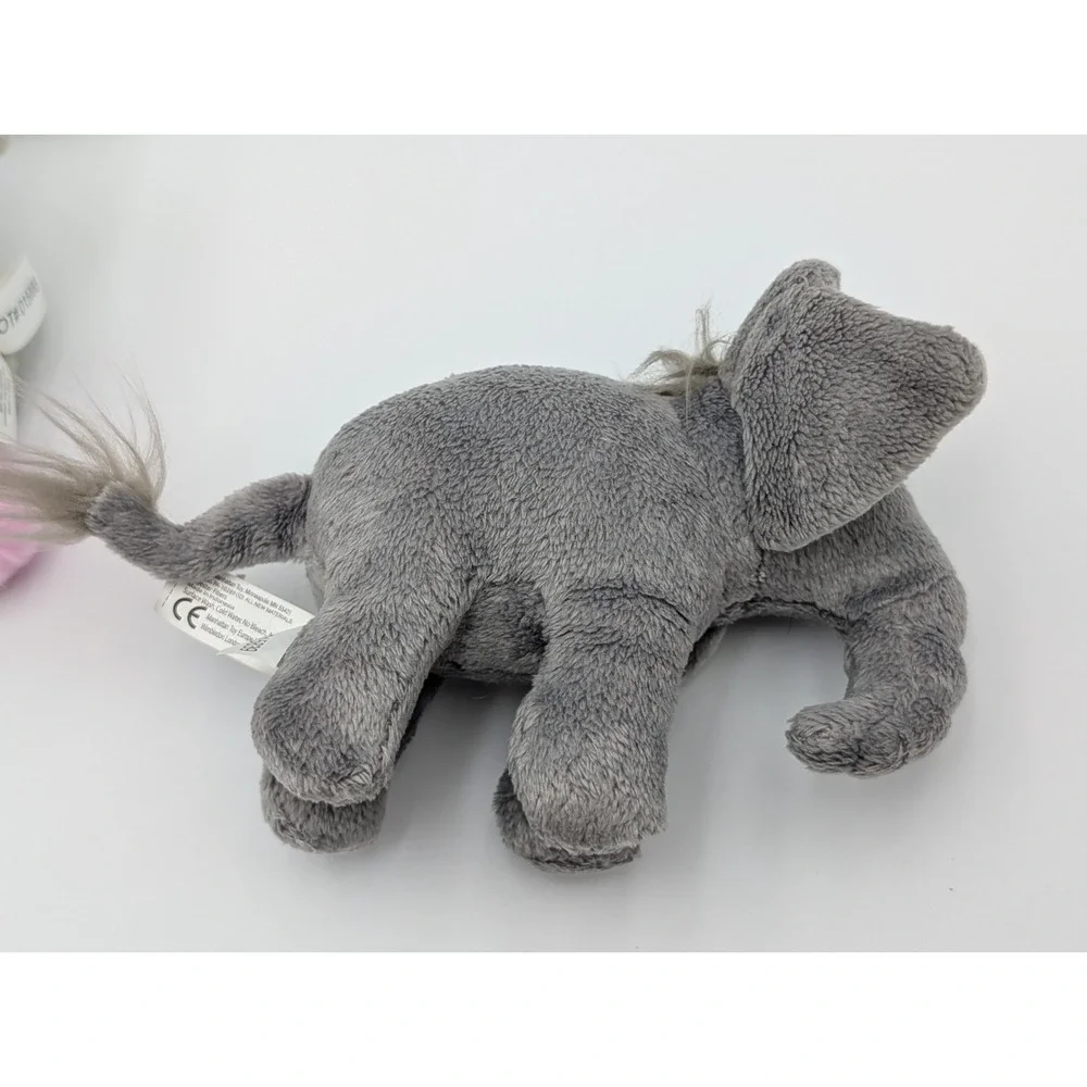 Manhattan Toys Dr Seuss Horton Elephant Mini Puppet 5 Inch 2008 Plush Lot‎